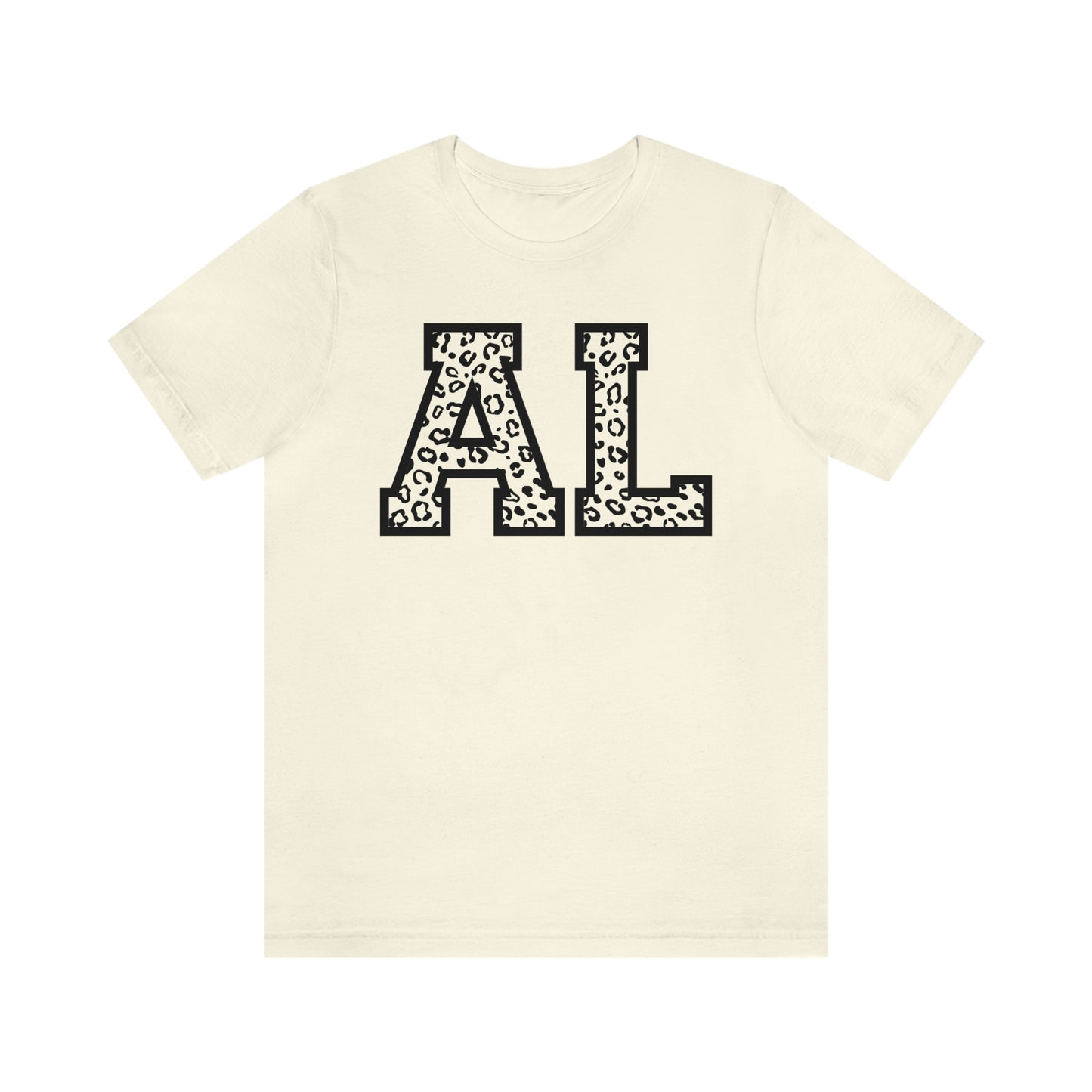 Alabama AL Leopard Unisex Jersey Short Sleeve T-shirt