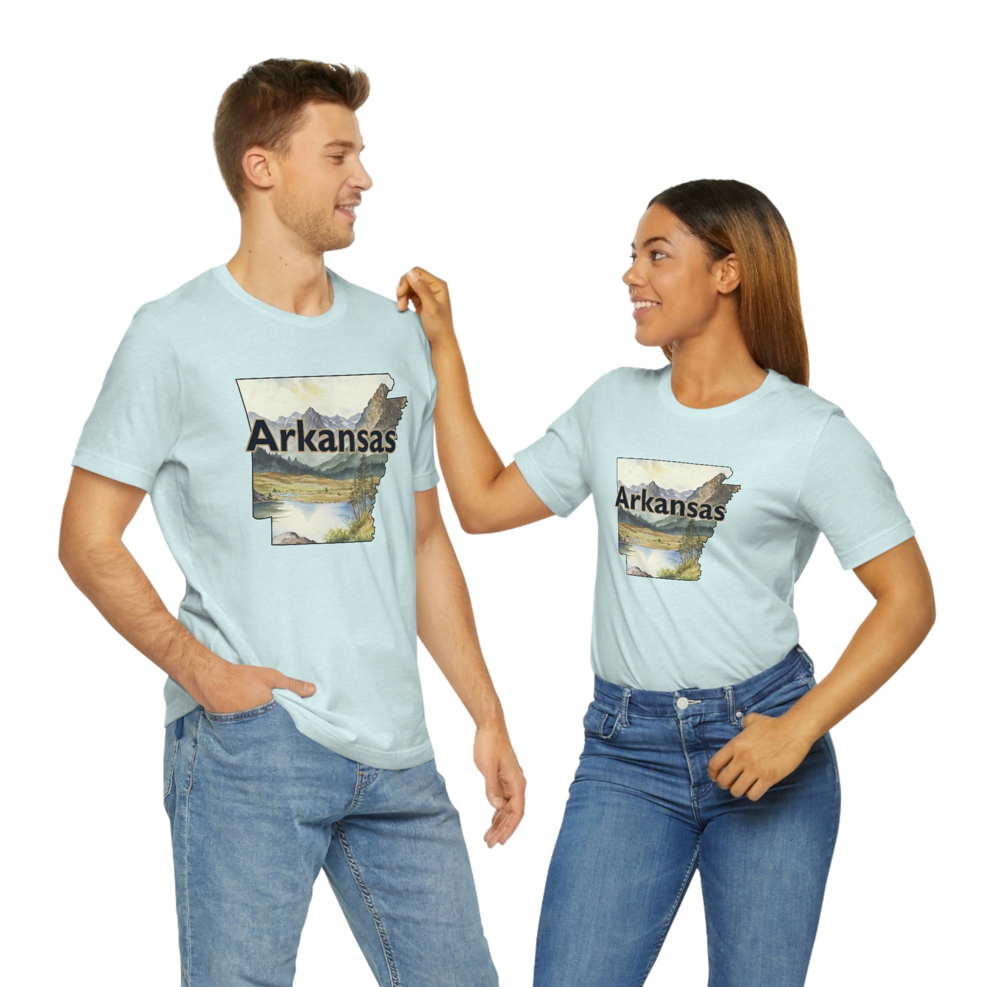 Arkansas Landscape Unisex Jersey Short Sleeve Tee Tshirt T-shirt