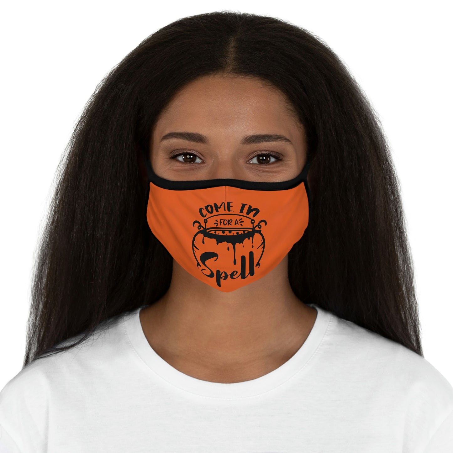 Come in for a Spell Fitted Polyester Face Mask