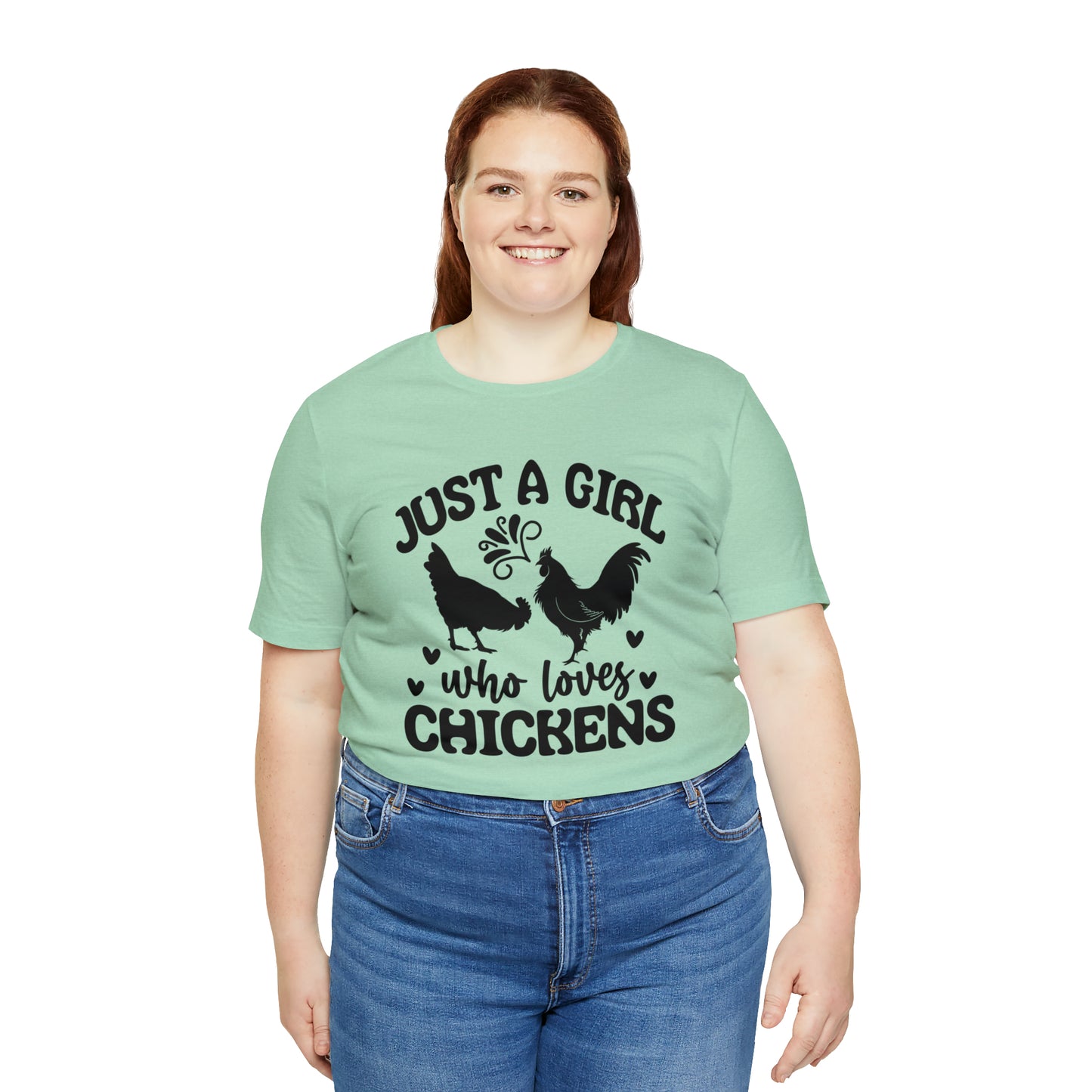 Just a Girl Who Loves Chickens Short Sleeve T-shirt