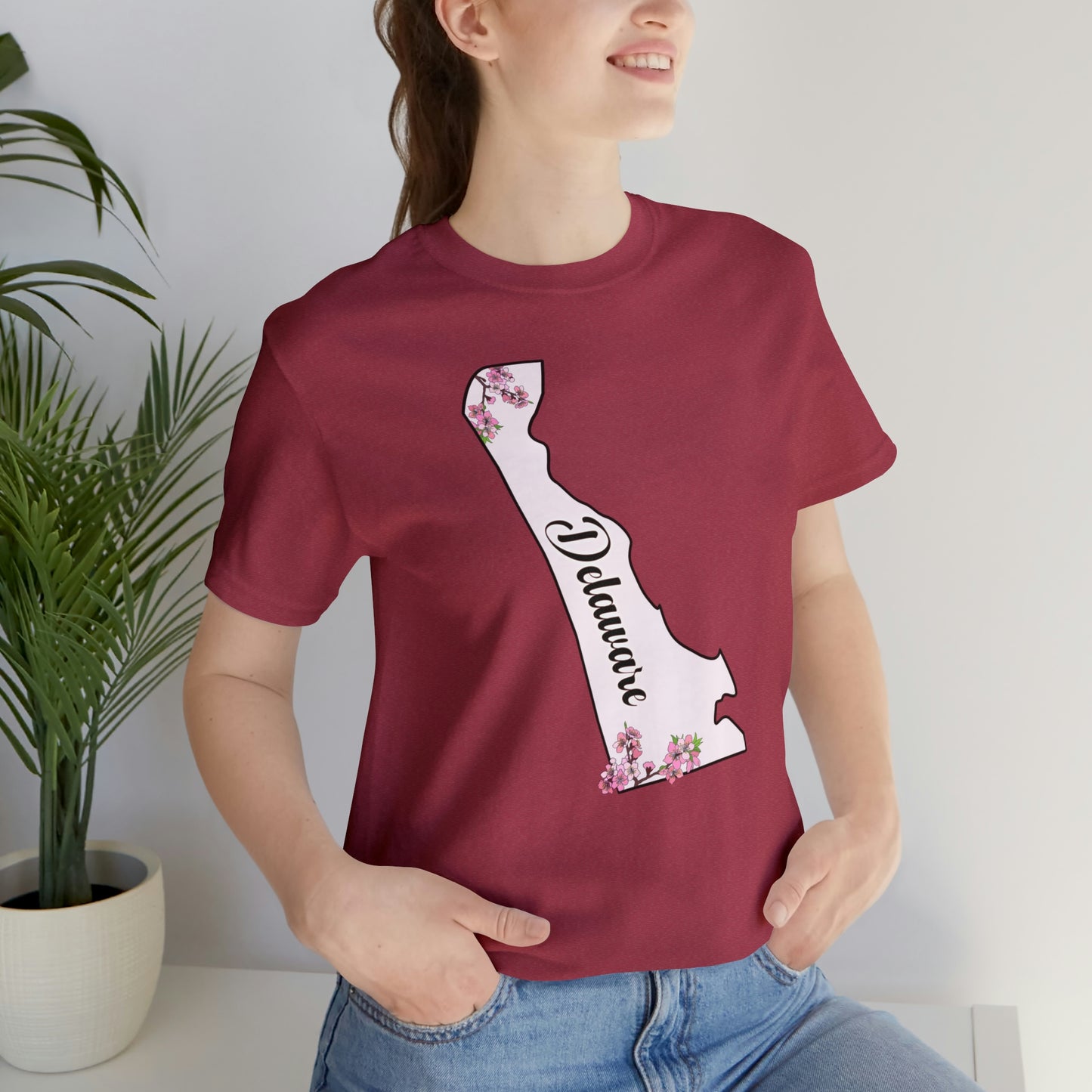 Delaware State Flower Short Sleeve T-shirt