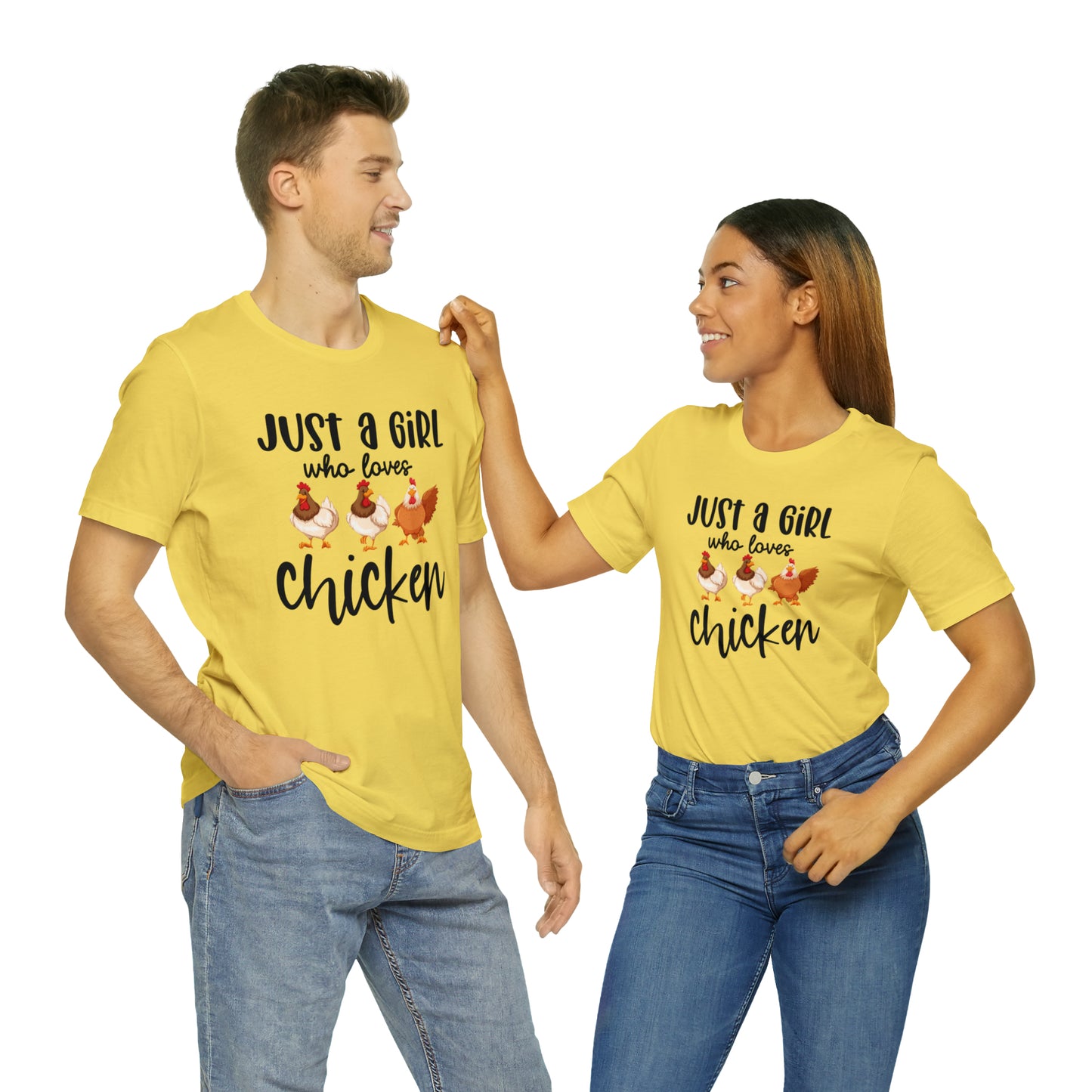 Just a Girl Who Loves Chicken Short Sleeve T-shirt