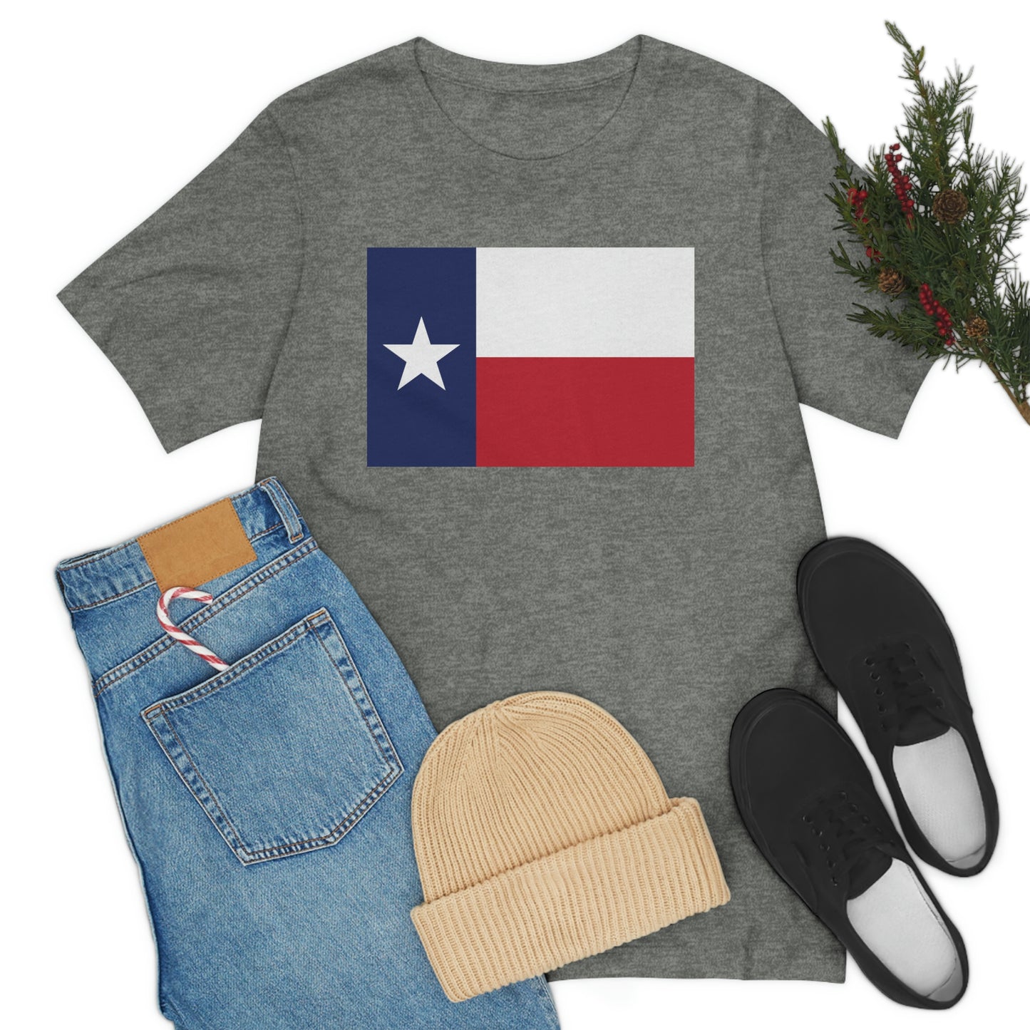 Texas Flag Unisex Jersey Short Sleeve Tee Tshirt T-shirt