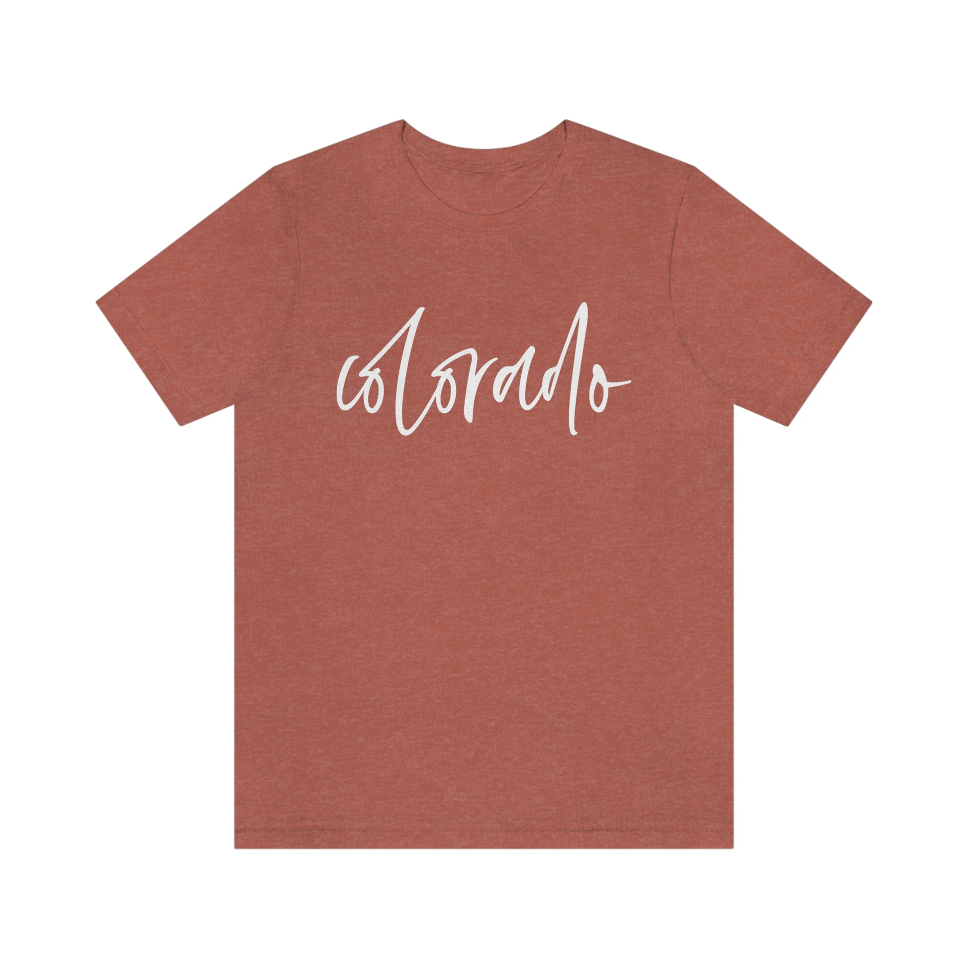 Colorado Script Unisex Jersey Short Sleeve Tee Tshirt T-shirt