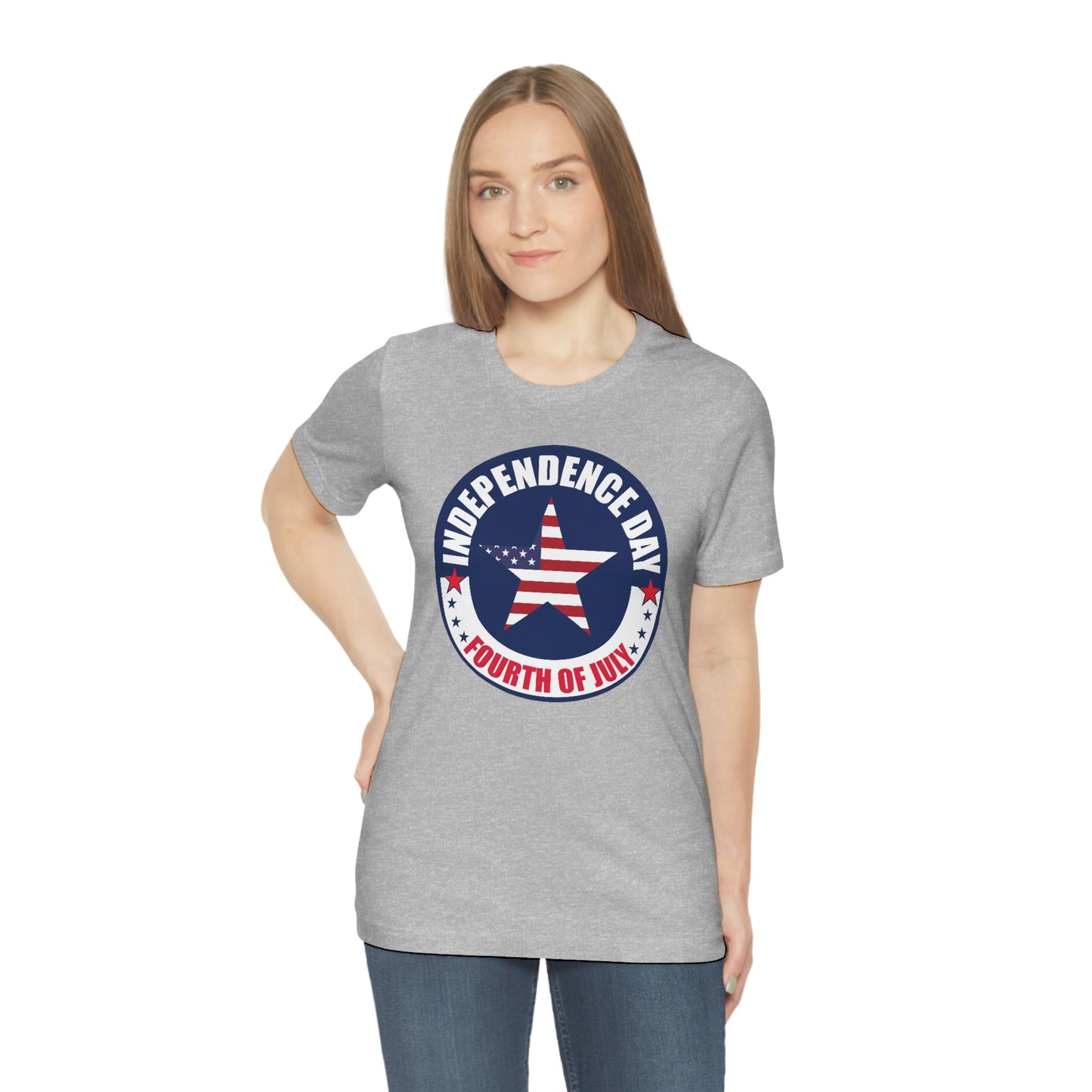 Independence Day Happy 4th of July Unisex Jersey Short Sleeve Tee