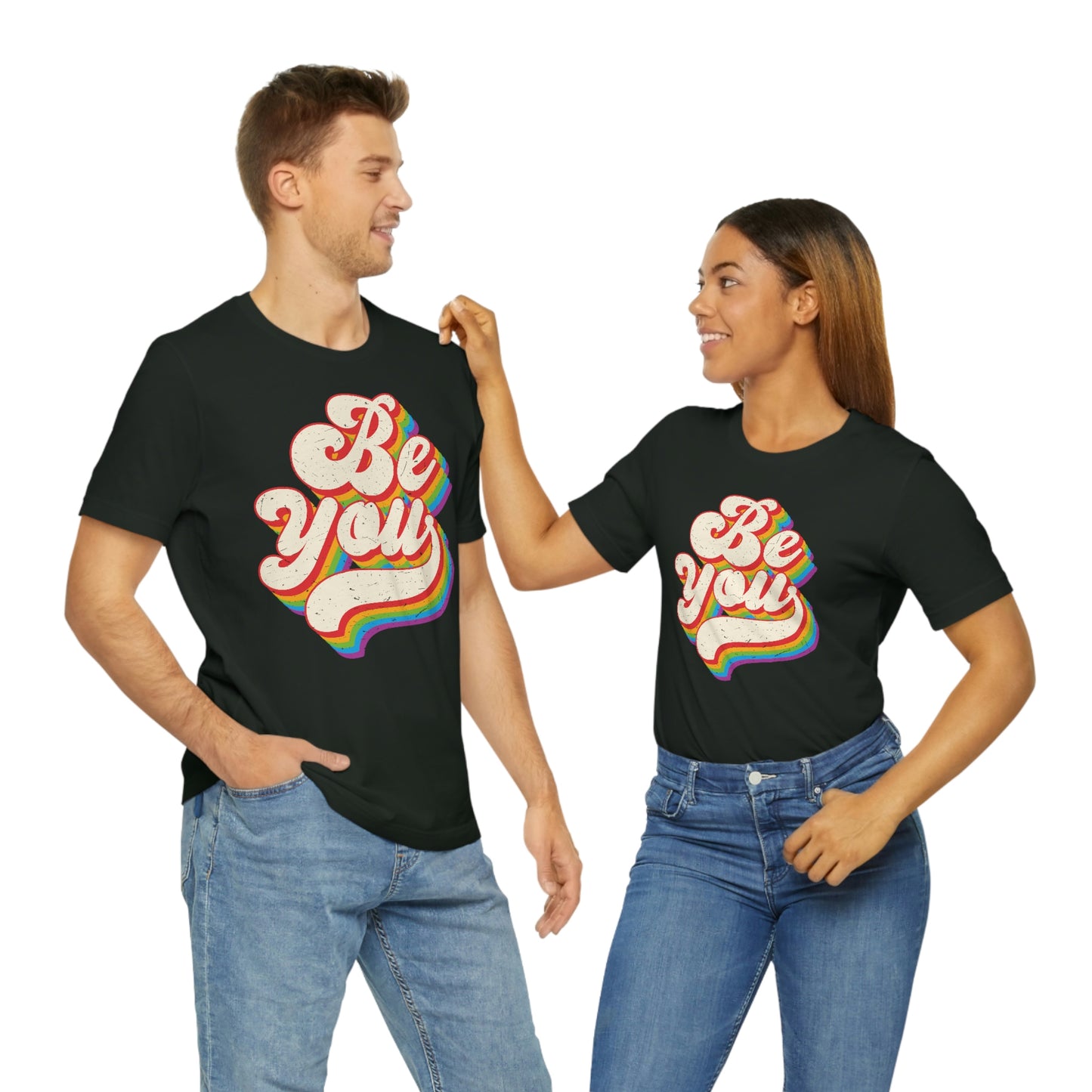 Be You LGBTQIA Unisex Jersey Short Sleeve Tee