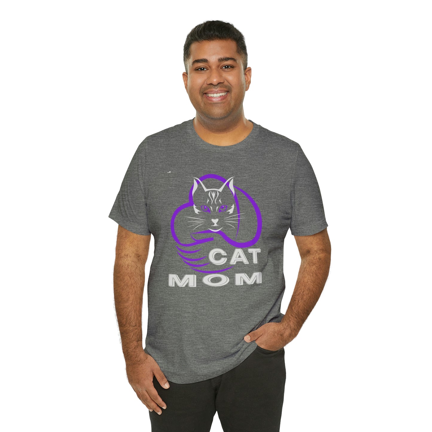 Cat Mom Short Sleeve T-shirt