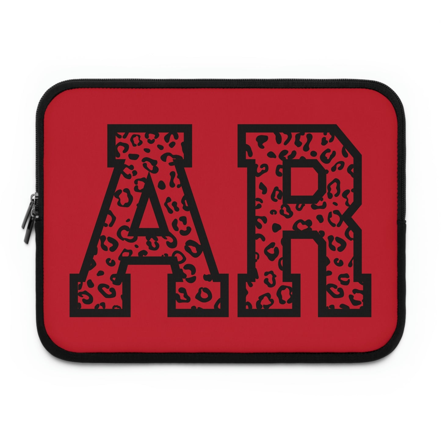 Arkansas AR Leopard Print Laptop Sleeve