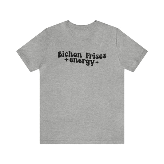Bichon Frises Energy Dog Short Sleeve T-shirt