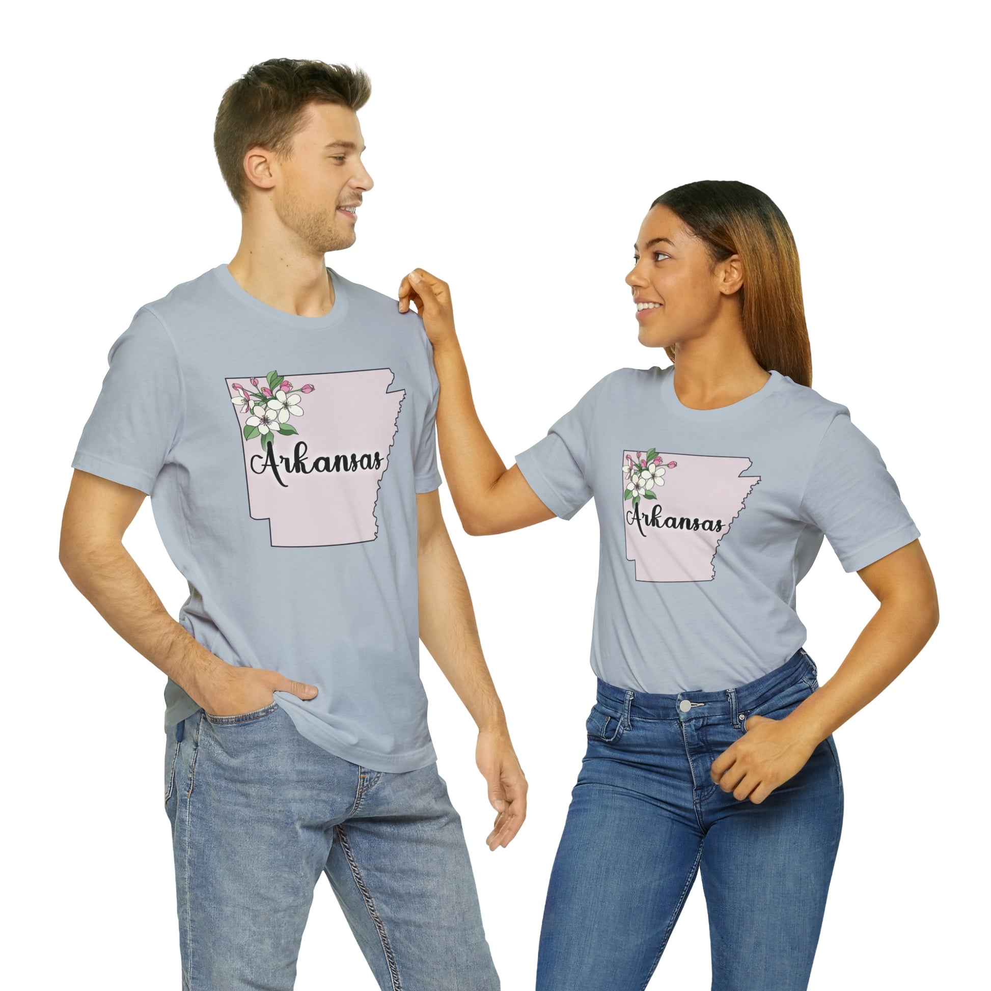 Arkansas State Flower Short Sleeve T-shirt