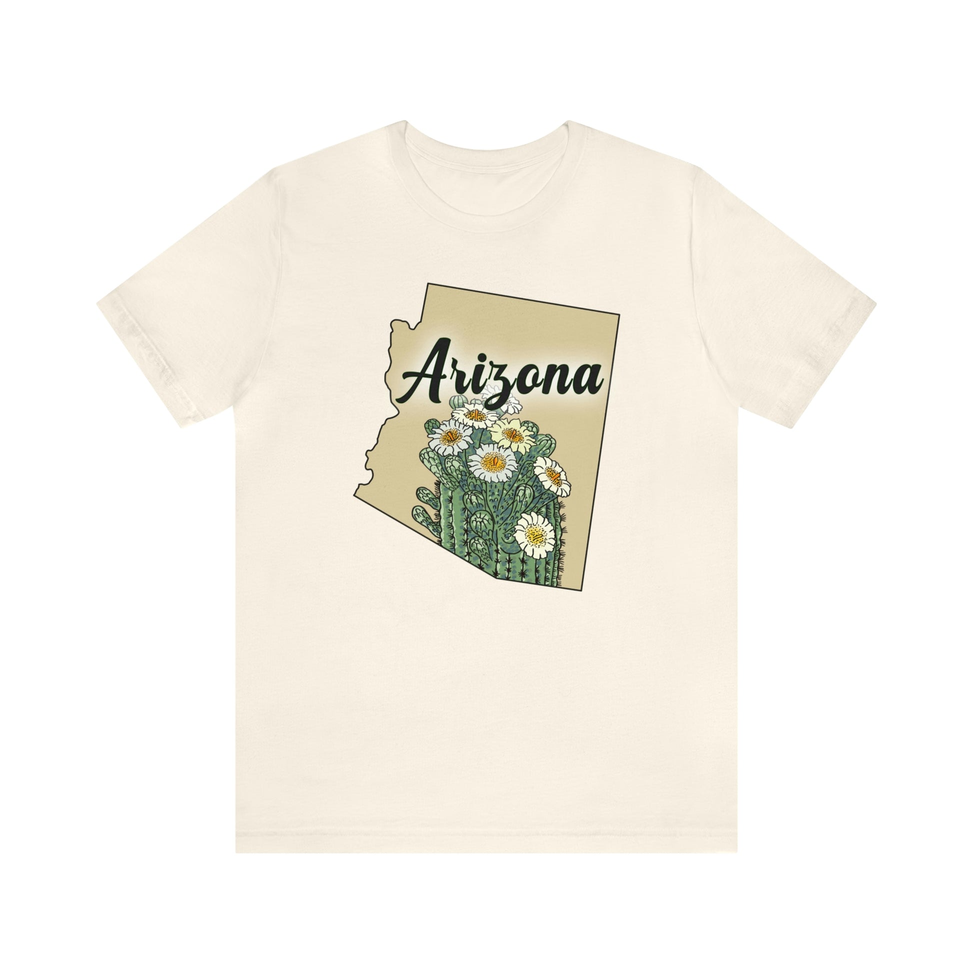 Arizona State Flower Short Sleeve T-shirt