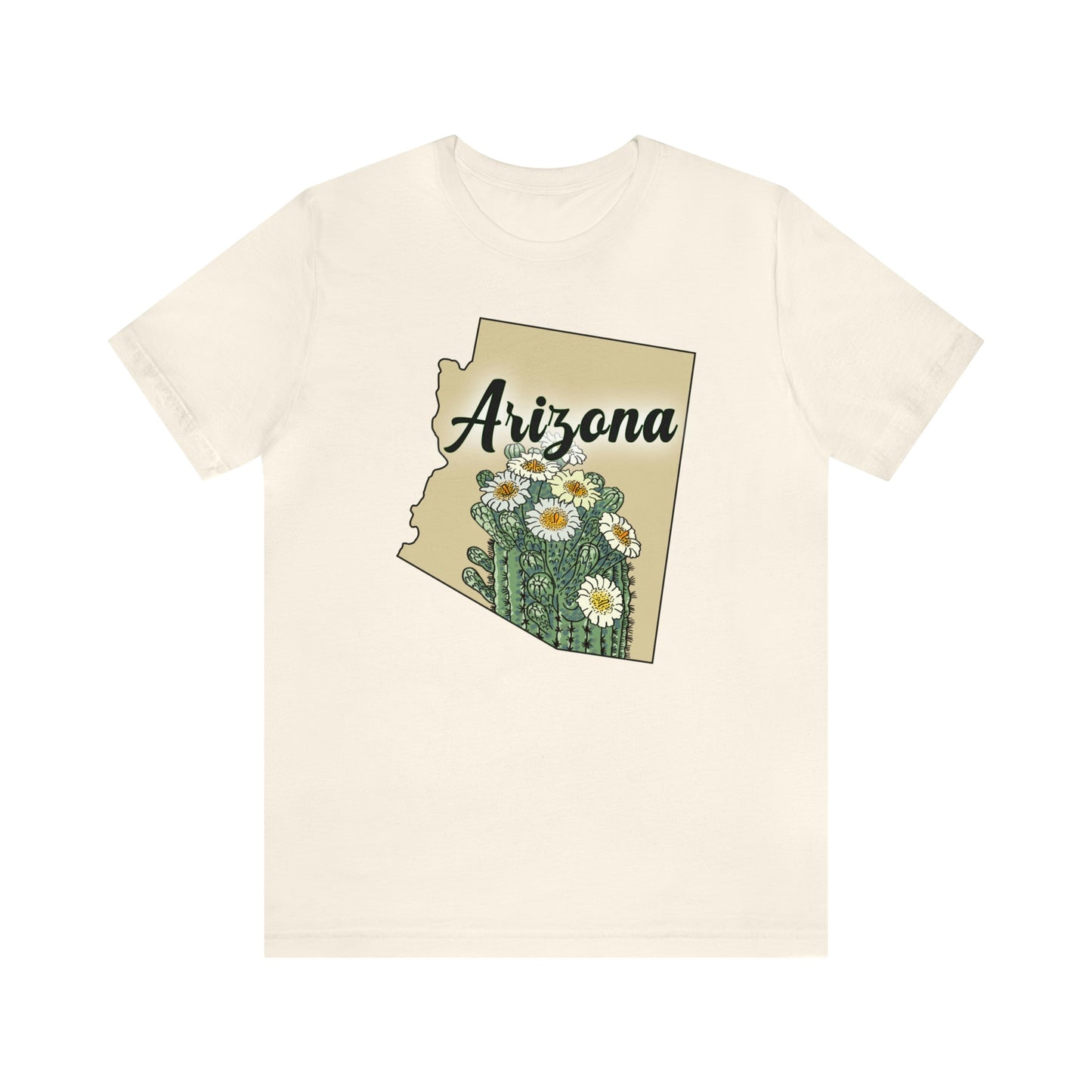 Arizona State Flower Short Sleeve T-shirt