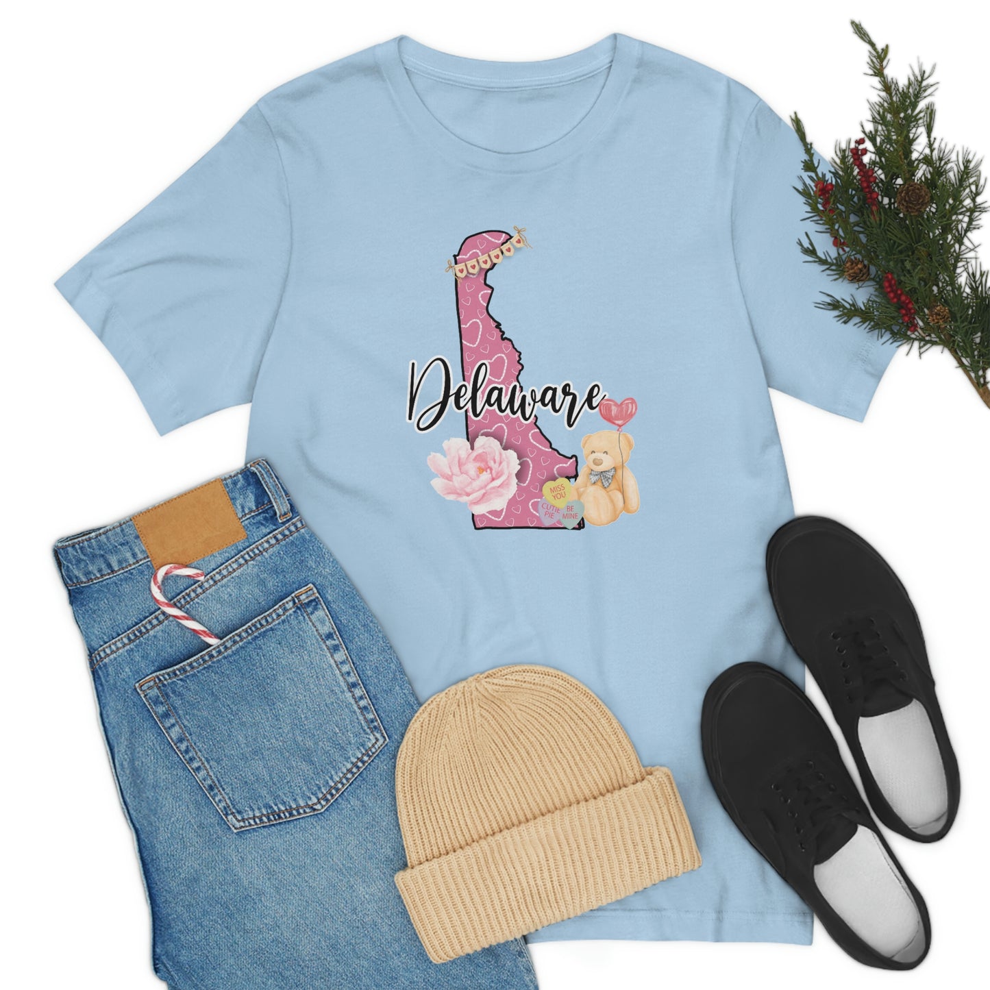 Delaware Valentine Short Sleeve  T-shirt