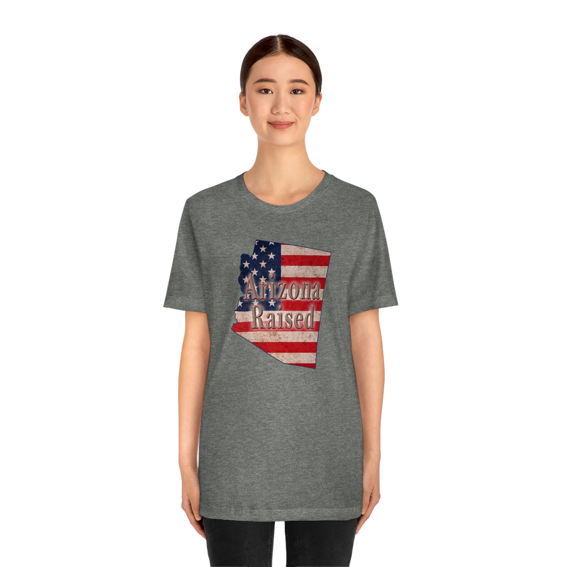 Arizona Raised Flag Unisex Jersey Short Sleeve Tee Tshirt T-shirt