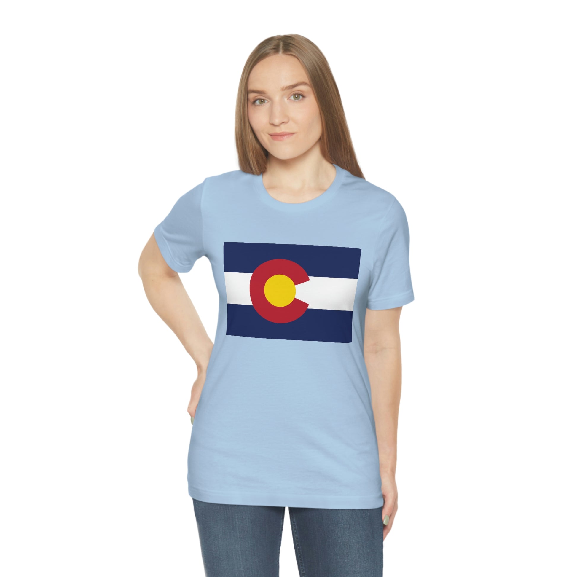Colorado Flag Unisex Jersey Short Sleeve Tee Tshirt T-shirt