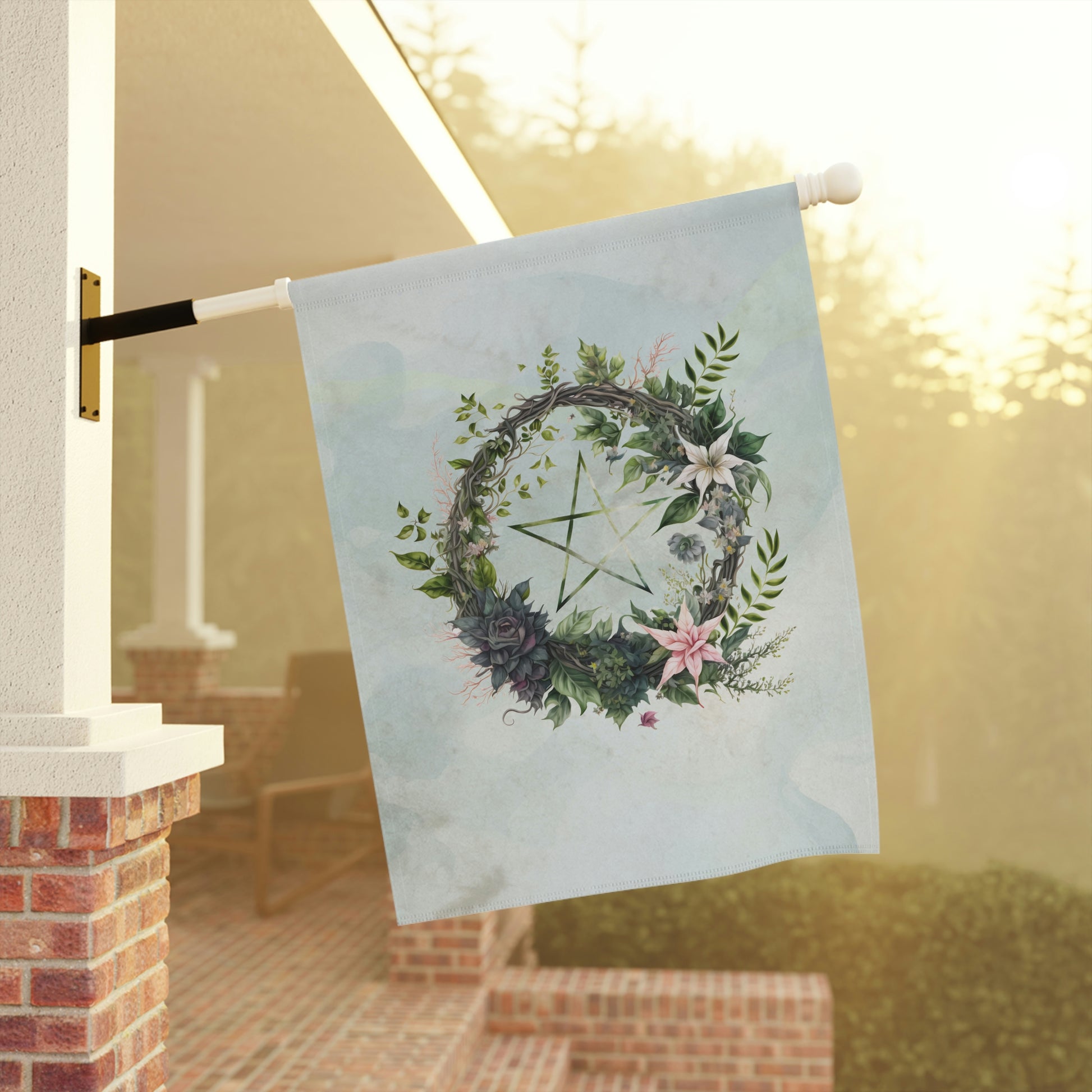Spring Pentagram Garden & House Banner