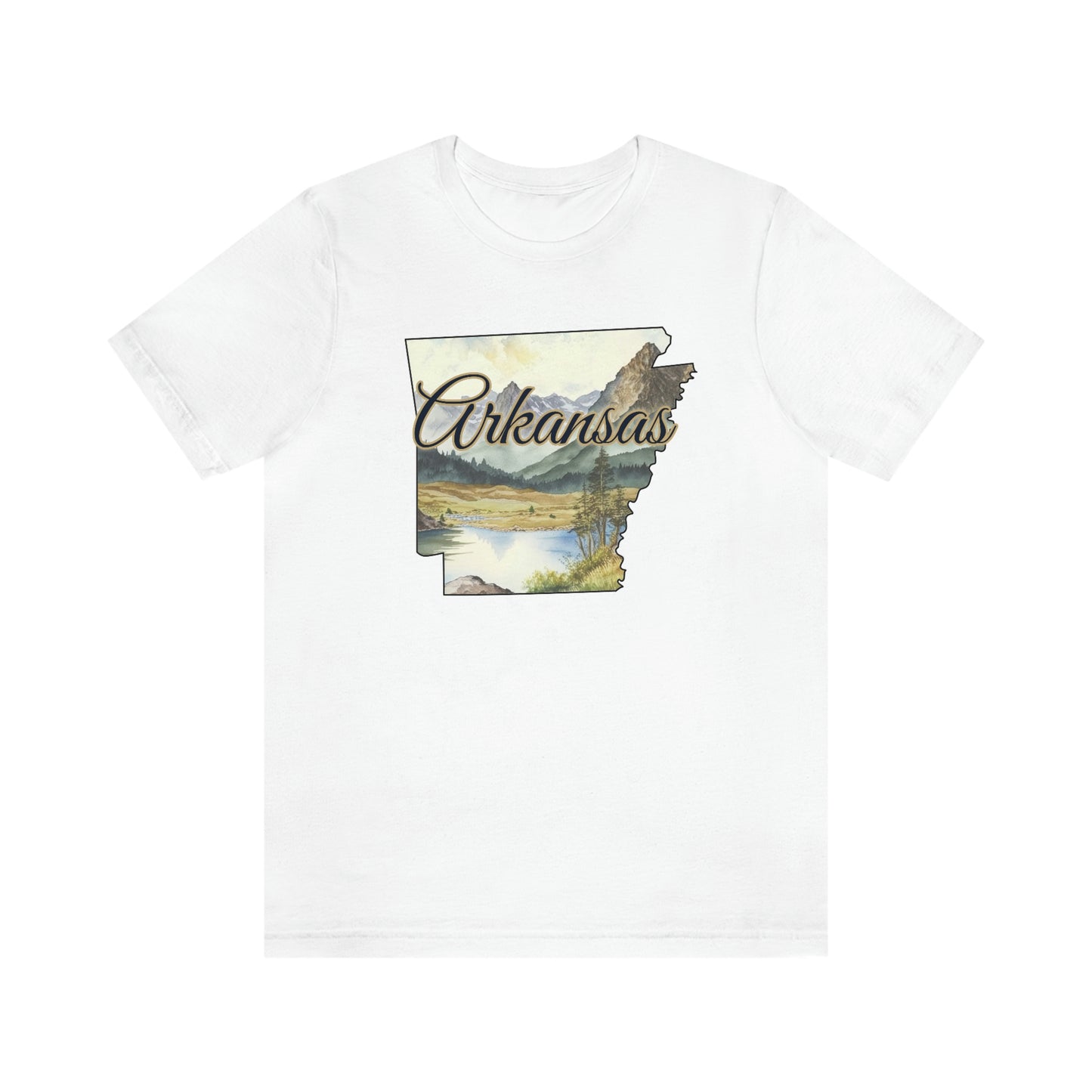 Arkansas Landscape Unisex Jersey Short Sleeve Tee Tshirt T-shirt