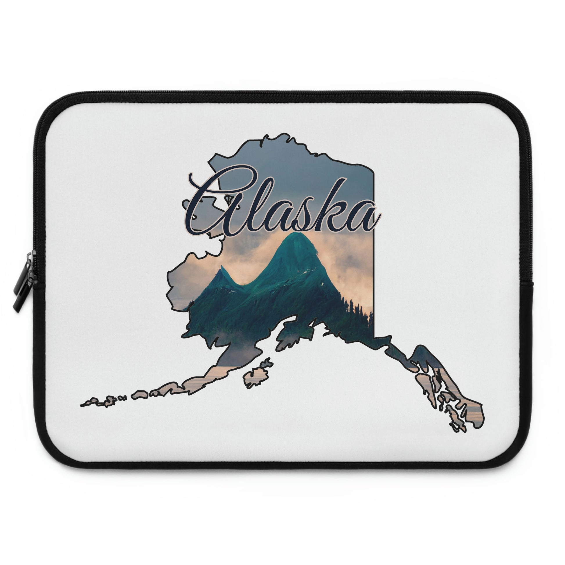 Alaska Mountain Scene Print Laptop Sleeve