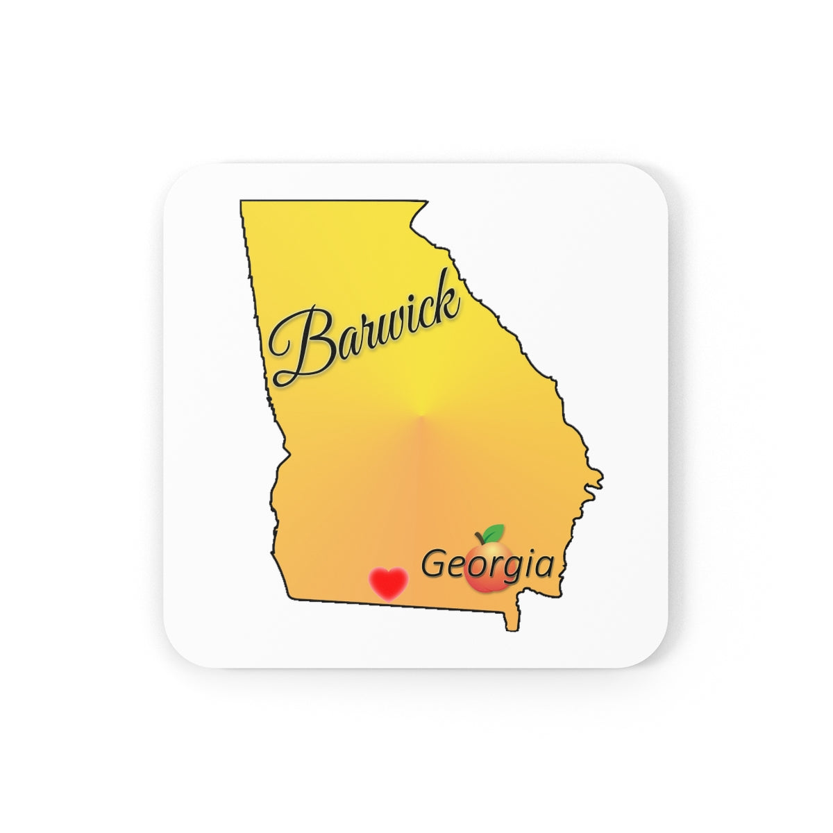 Barwick Georgia Corkwood Coaster Set