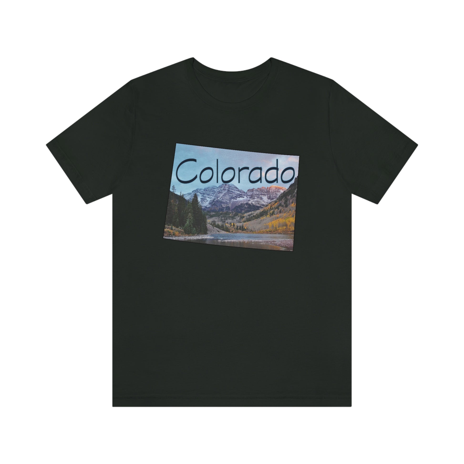 Colorado Mountains Unisex Jersey Short Sleeve Tee Tshirt T-shirt