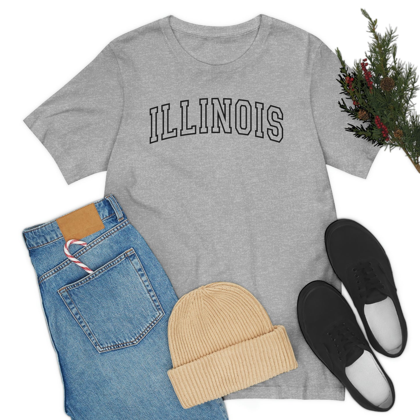 Illinois Varsity Letters Arch Short Sleeve T-shirt