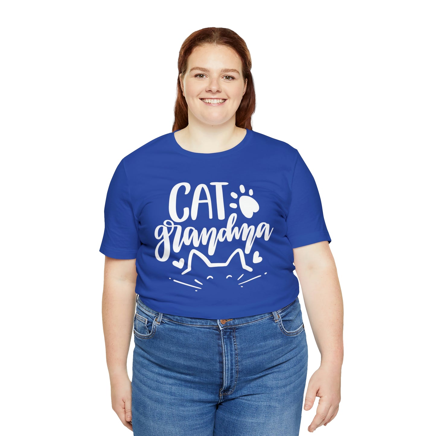 Cat Grandma Short Sleeve T-shirt