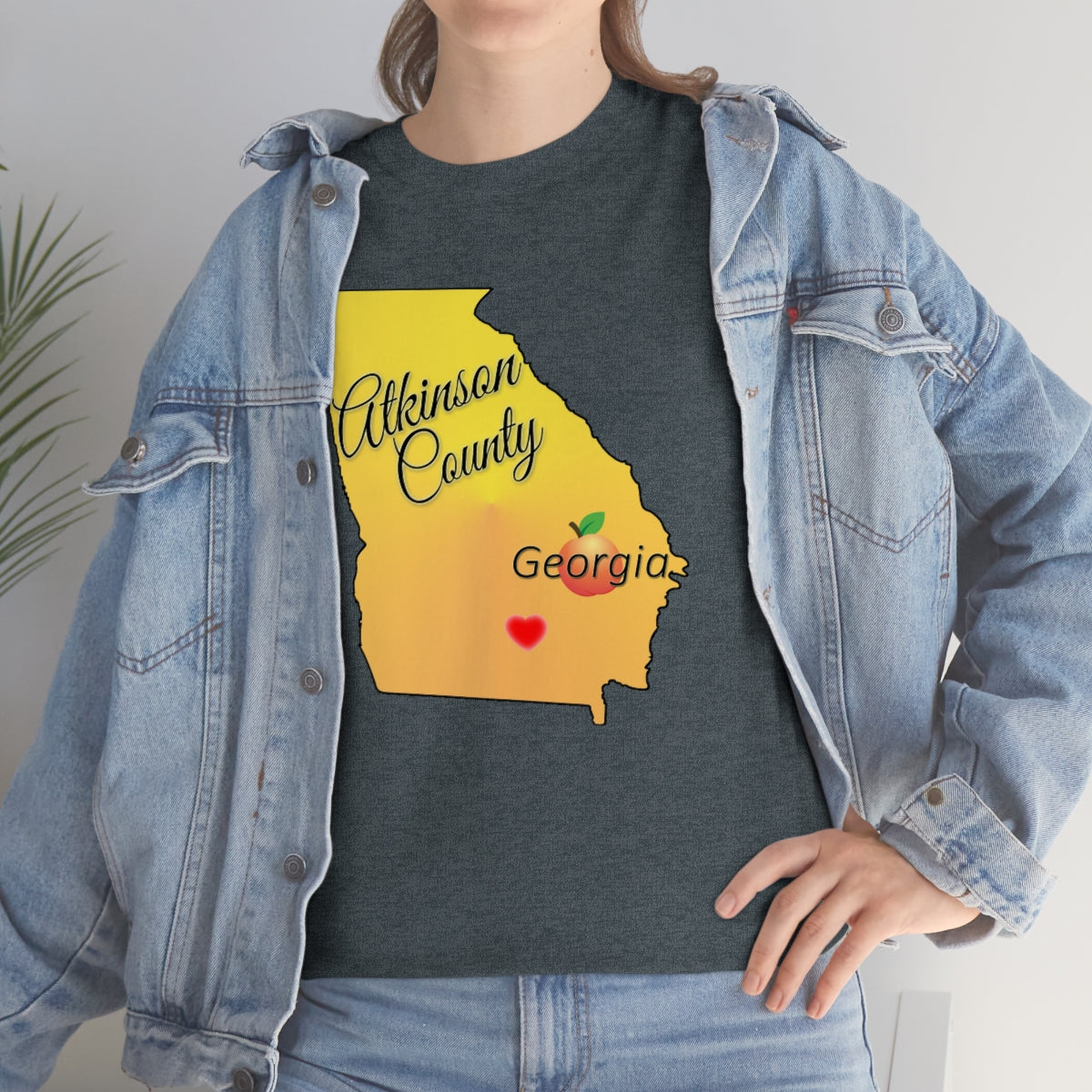 Atkinson County Georgia Unisex Heavy Cotton Tee
