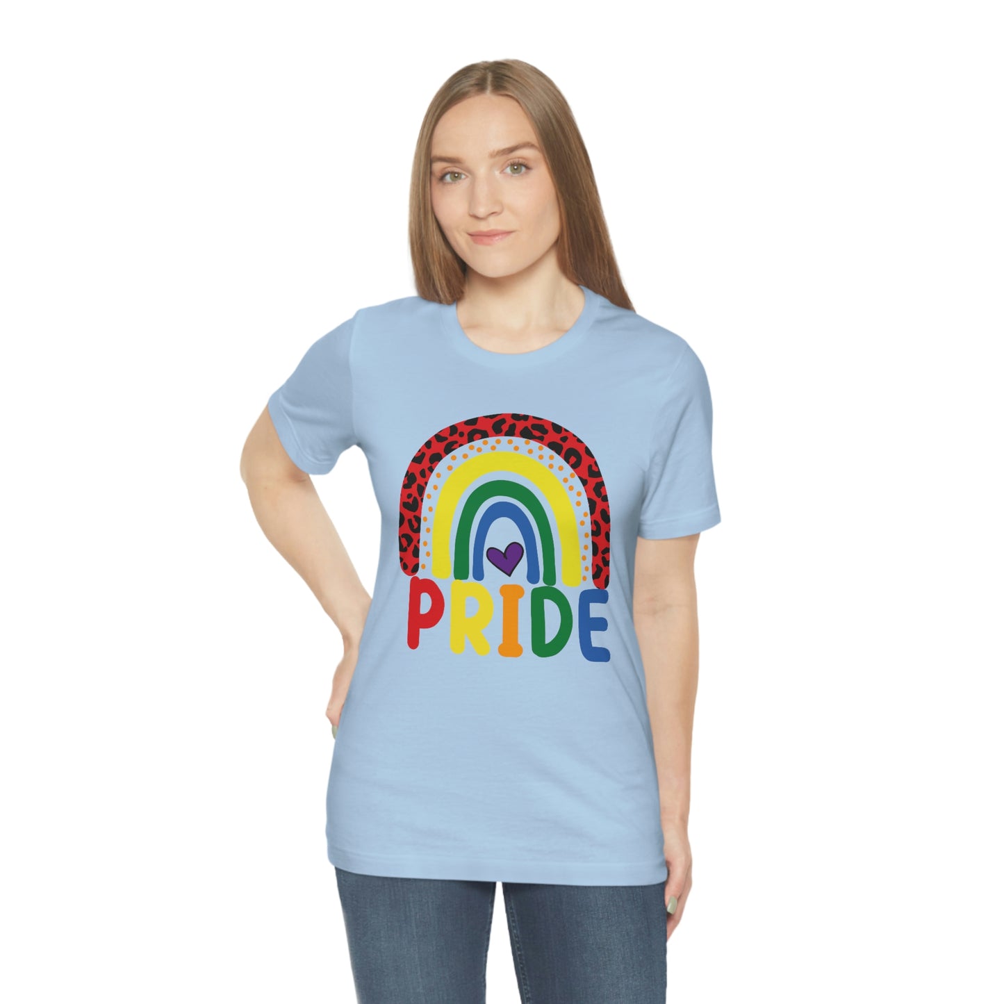 LGBTQIA Awareness Pride Print Unisex Jersey Short Sleeve Tee