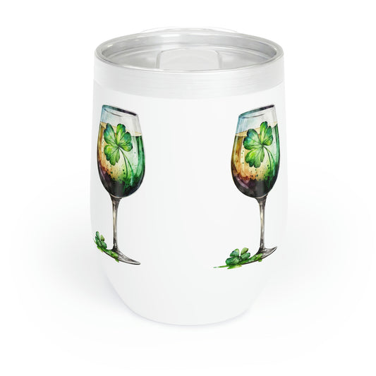 St. Patrick's Day Chill Wine Tumbler