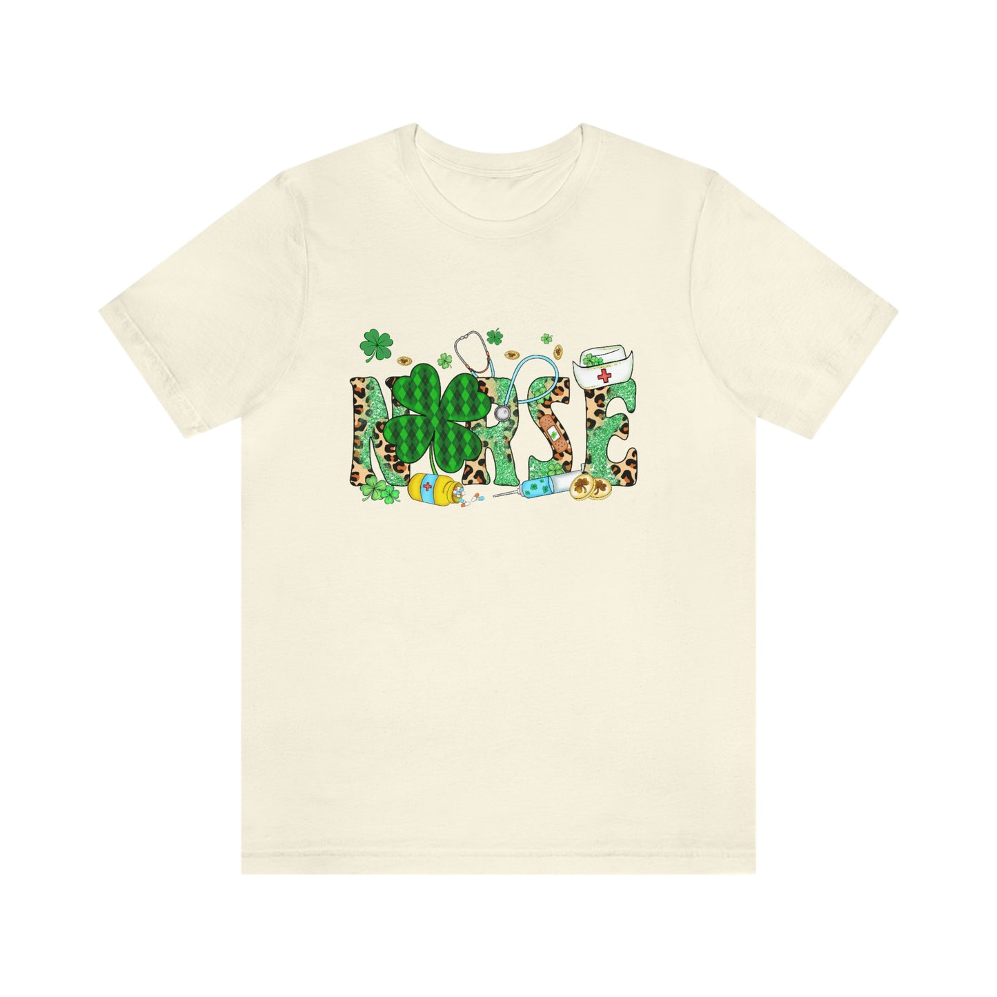 Nurse St. Patrick's Day Unisex Jersey Short Sleeve Tee