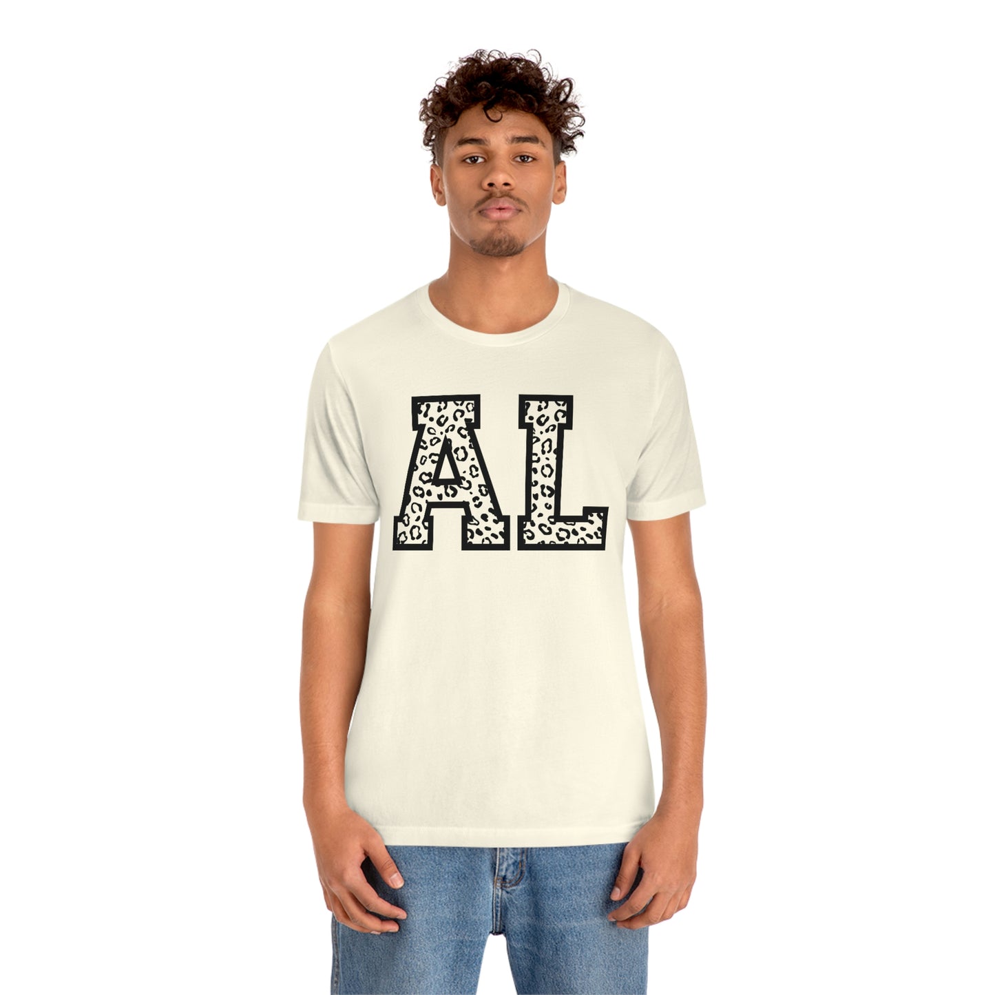 Alabama AL Leopard Unisex Jersey Short Sleeve T-shirt