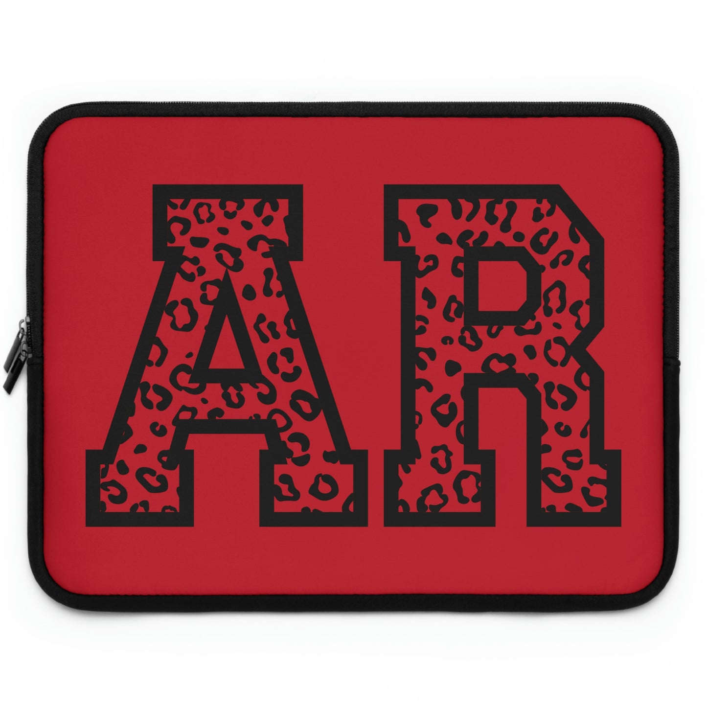Arkansas AR Leopard Print Laptop Sleeve
