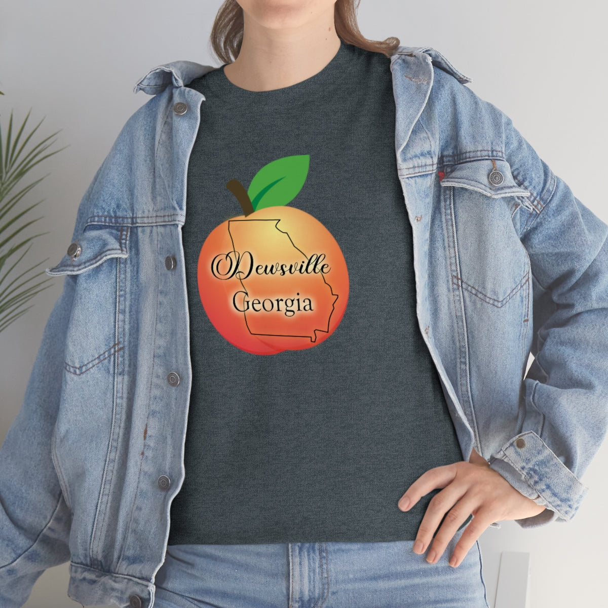 Dewsville Georgia Unisex Heavy Cotton Tee