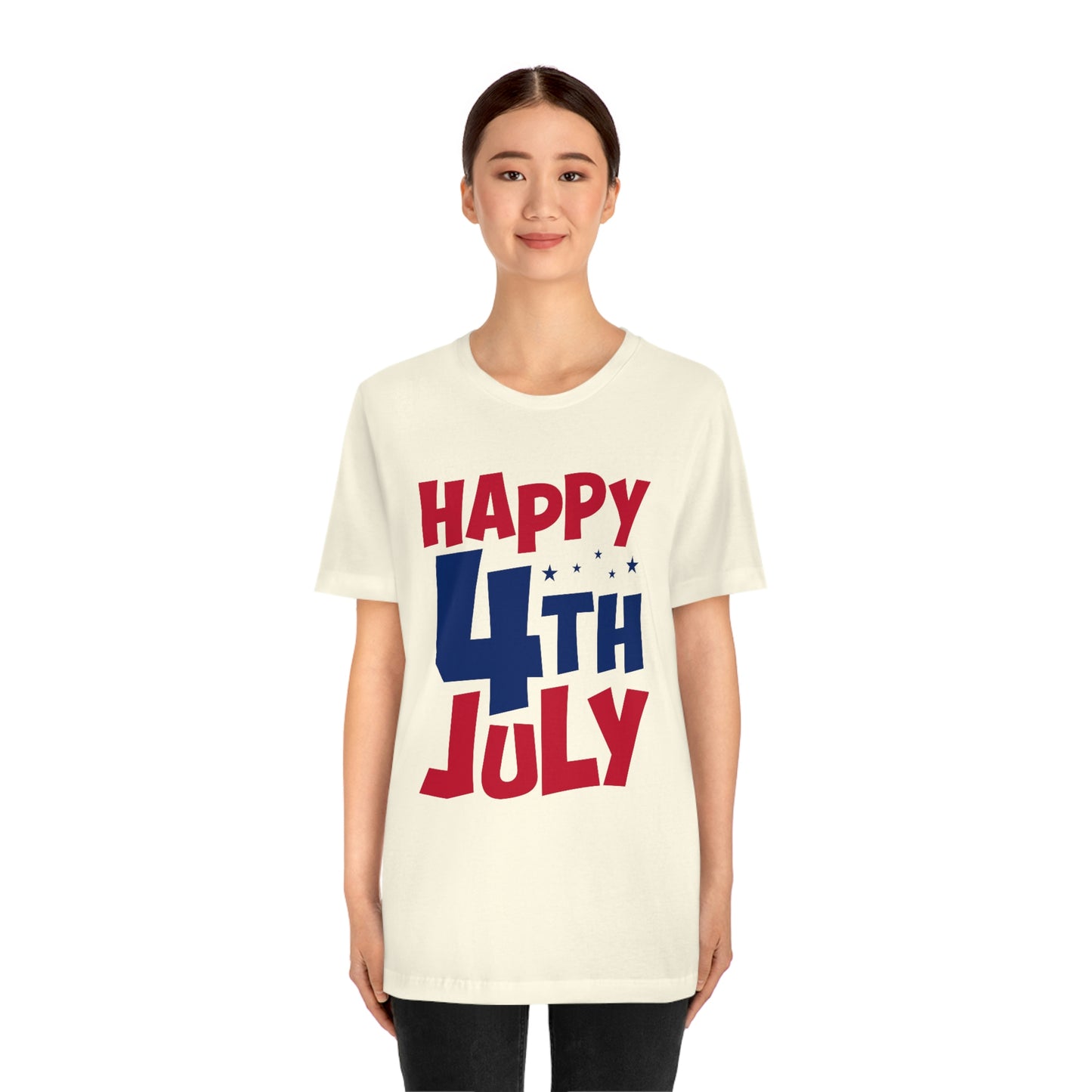 Happy 4th of July Unisex Jersey Short Sleeve Tee