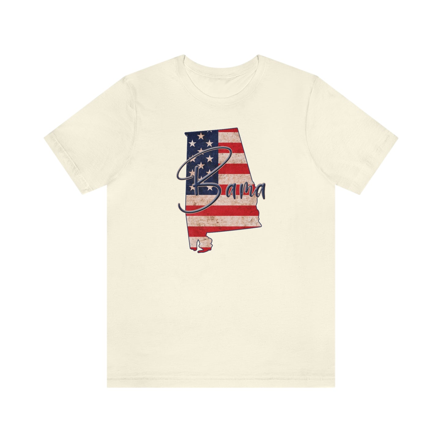 Alabama Bama Flag Unisex Jersey Short Sleeve T-shirt