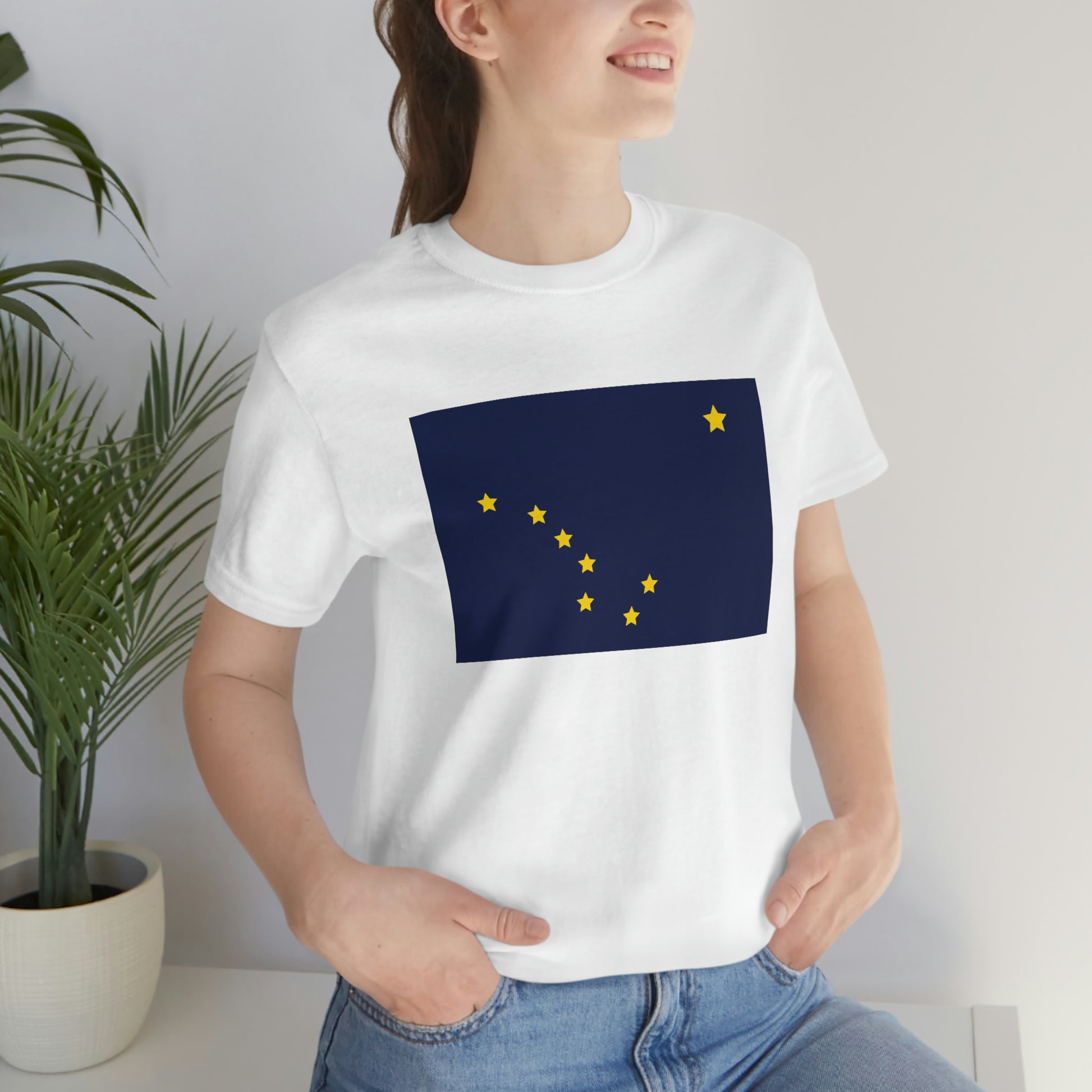 Alaska Flag Unisex Jersey Short Sleeve T-shirt