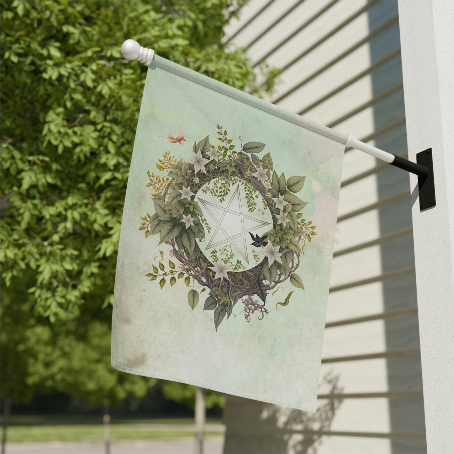 Spring Pentagram Garden & House Banner