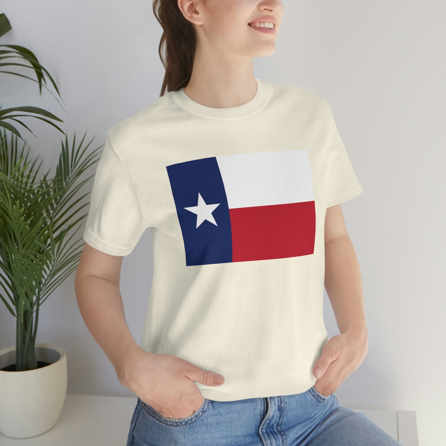Texas Flag Unisex Jersey Short Sleeve Tee Tshirt T-shirt