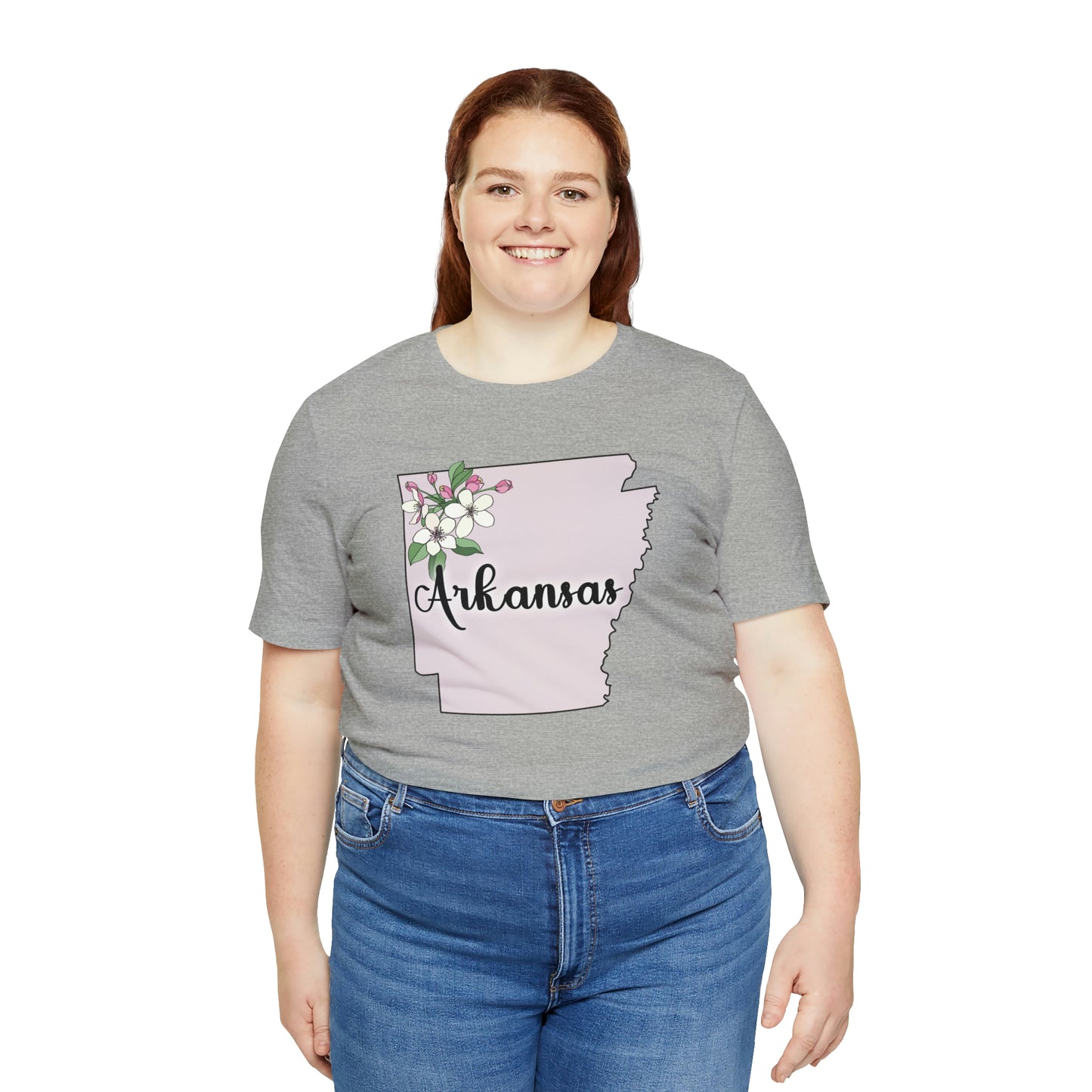 Arkansas State Flower Short Sleeve T-shirt