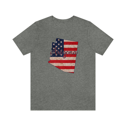 Arizona Flag Unisex Jersey Short Sleeve Tee Tshirt T-shirt
