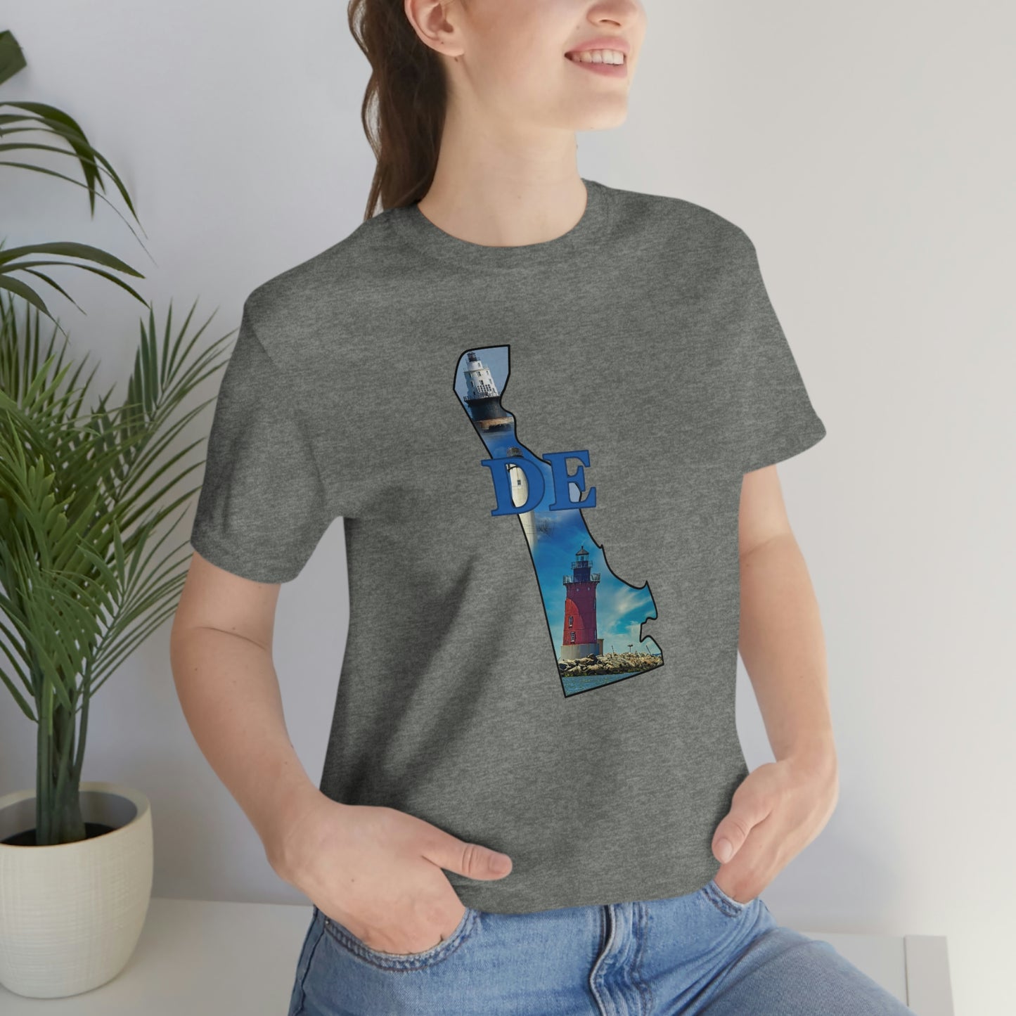 Delaware Lighthouse Short Sleeve T-shirt