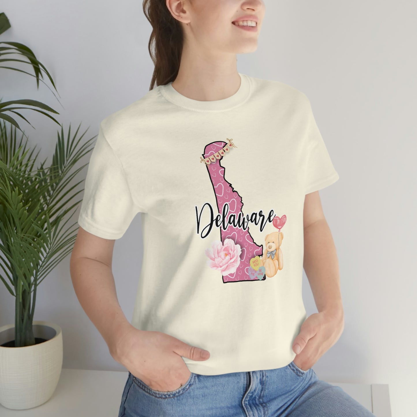 Delaware Valentine Short Sleeve  T-shirt