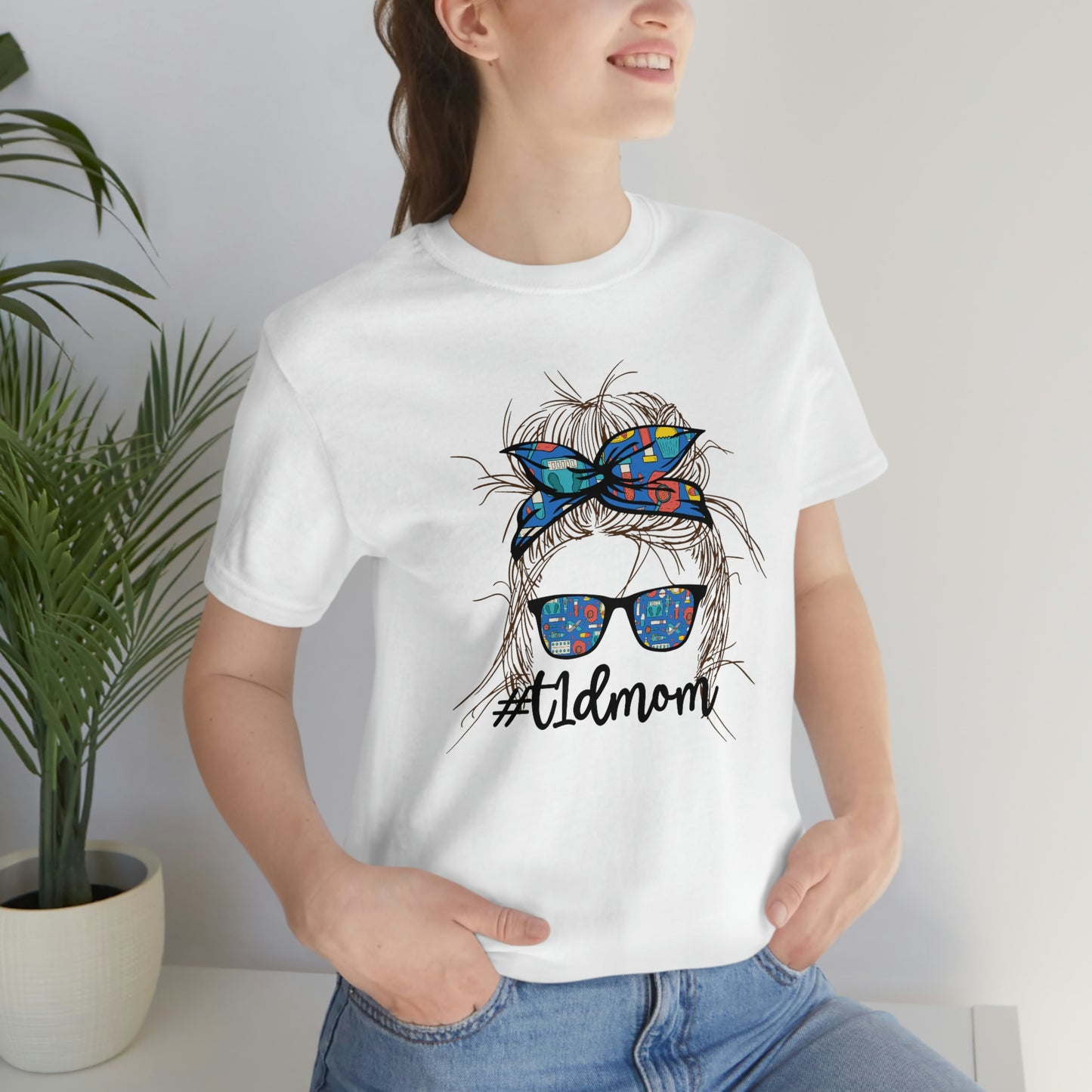 T1D Mom Diabetes Awareness tshirt t-shirt tee