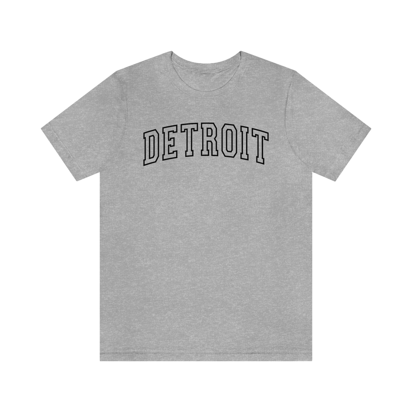 Detroit Varsity Letters Arch Short Sleeve T-shirt