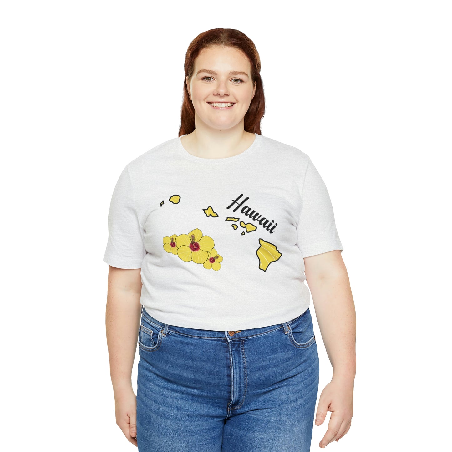 Hawaii State Flower Short Sleeve T-shirt