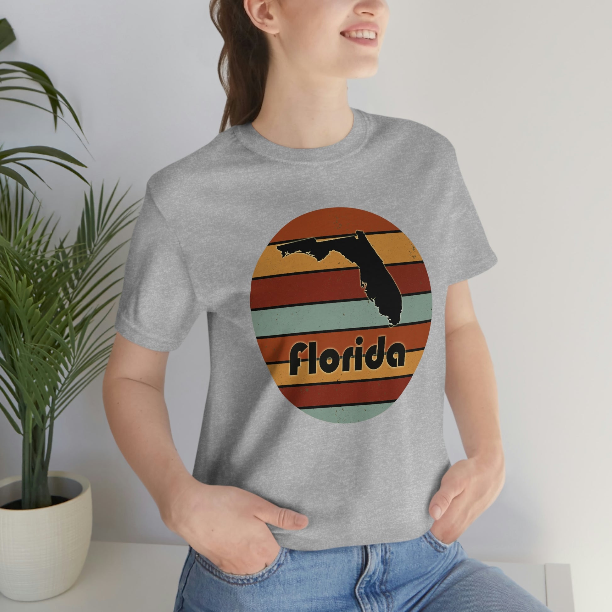 Florida Retro Sunset Short Sleeve T-shirt