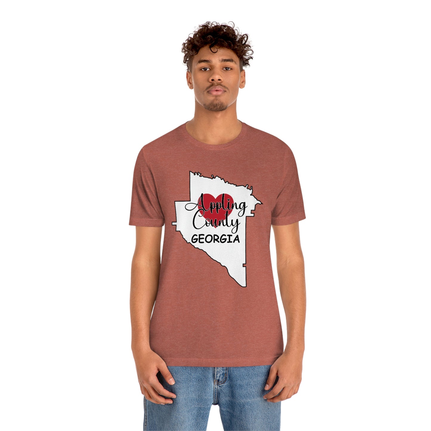 Appling County Georgia Unisex Jersey Short Sleeve Tee