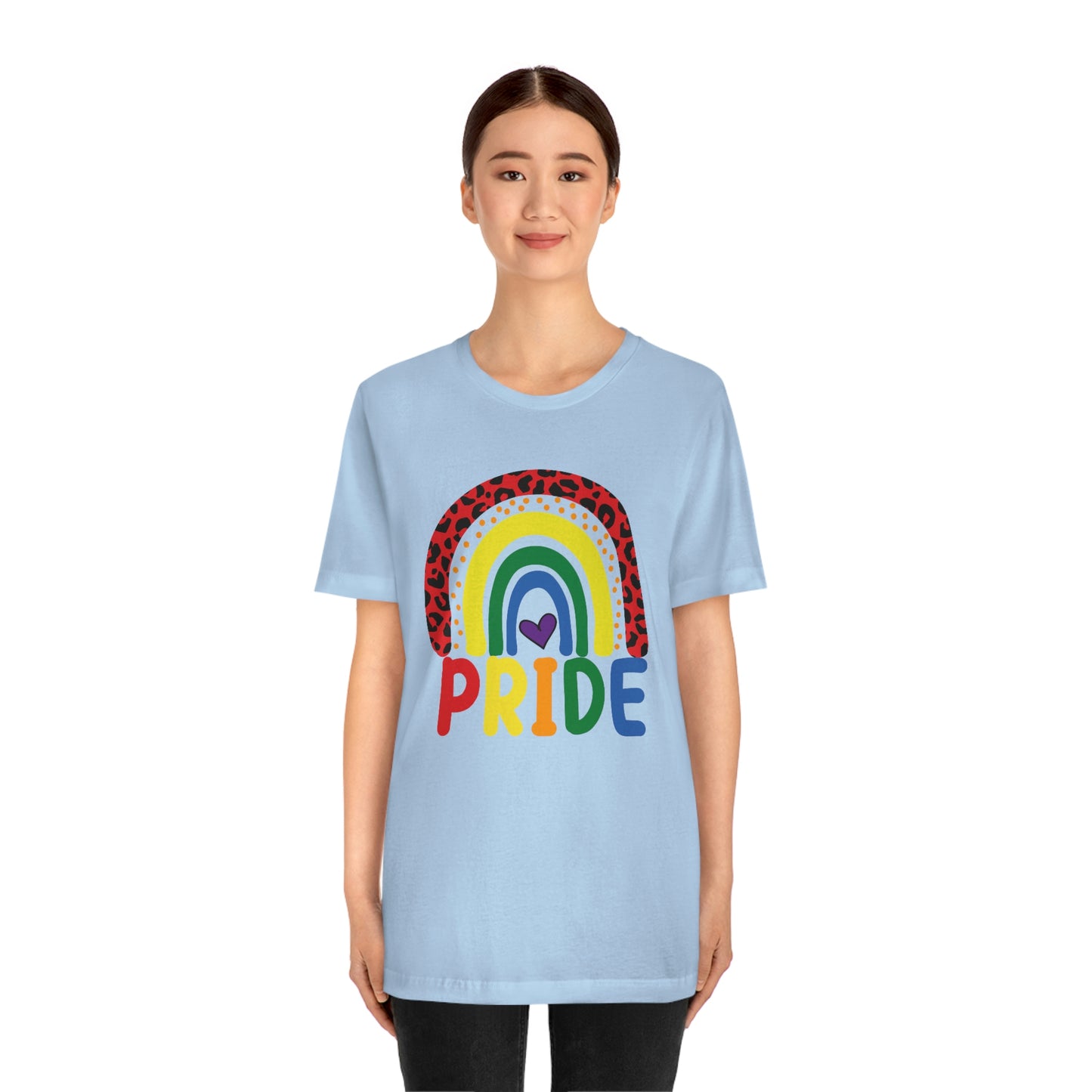 LGBTQIA Awareness Pride Print Unisex Jersey Short Sleeve Tee