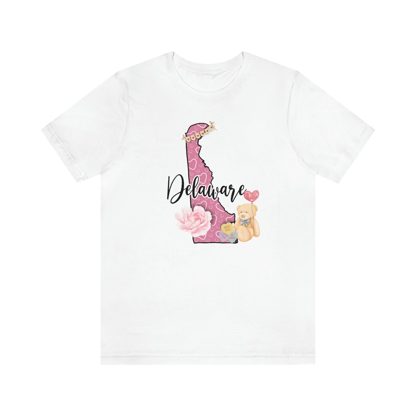 Delaware Valentine Short Sleeve  T-shirt