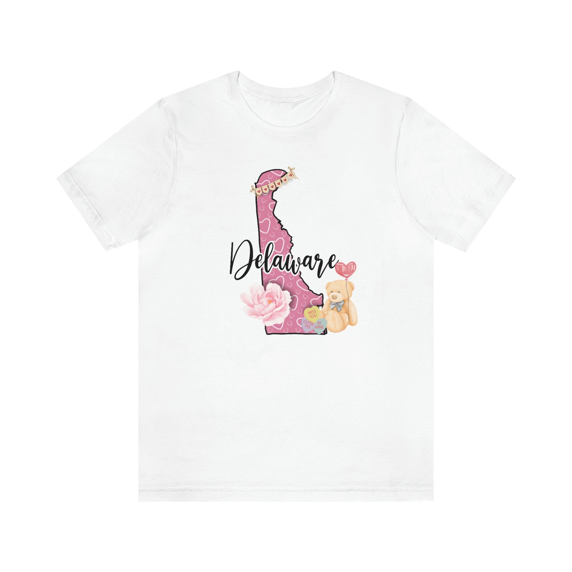 Delaware Valentine Short Sleeve  T-shirt